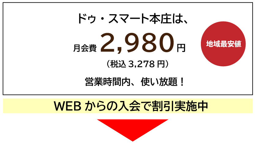 月会費2,980円