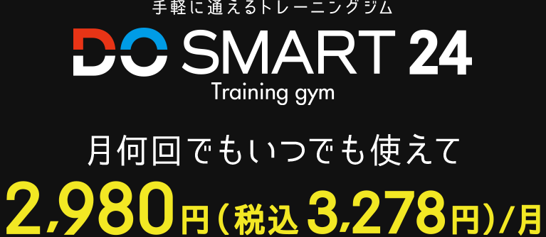 月何回でもいつでも使えて2,980円（税込3,278円）/月